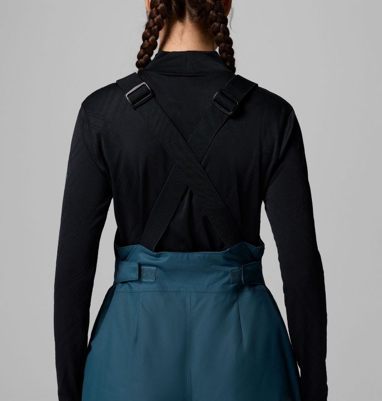 Women's Iceventure II Bib, Color: Everblue Dobby, image 8