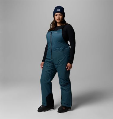 Women's Iceventure II Bib - Plus Size, Color: Everblue Dobby, image 8