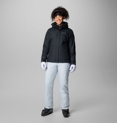 Women's Slope Seeker Insulated Pants, Color: Cirrus Grey, image 3