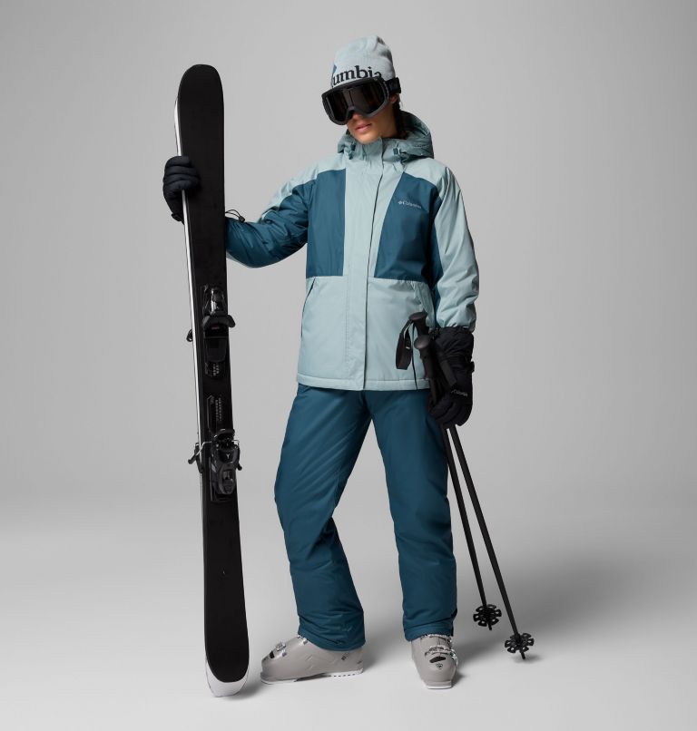 Women's Slope Seeker Insulated Pants, Color: Everblue, image 2