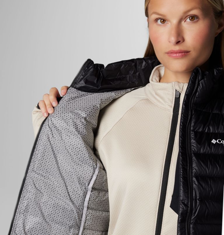Women's Arctic Crest Down Vest, Color: Black, image 8