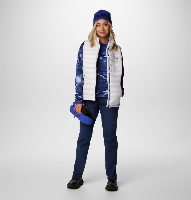 Women's Arctic Crest Down Vest, Color: White, image 8