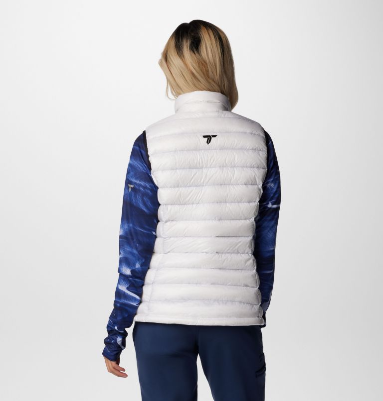 Women's Arctic Crest Down Vest, Color: White, image 2