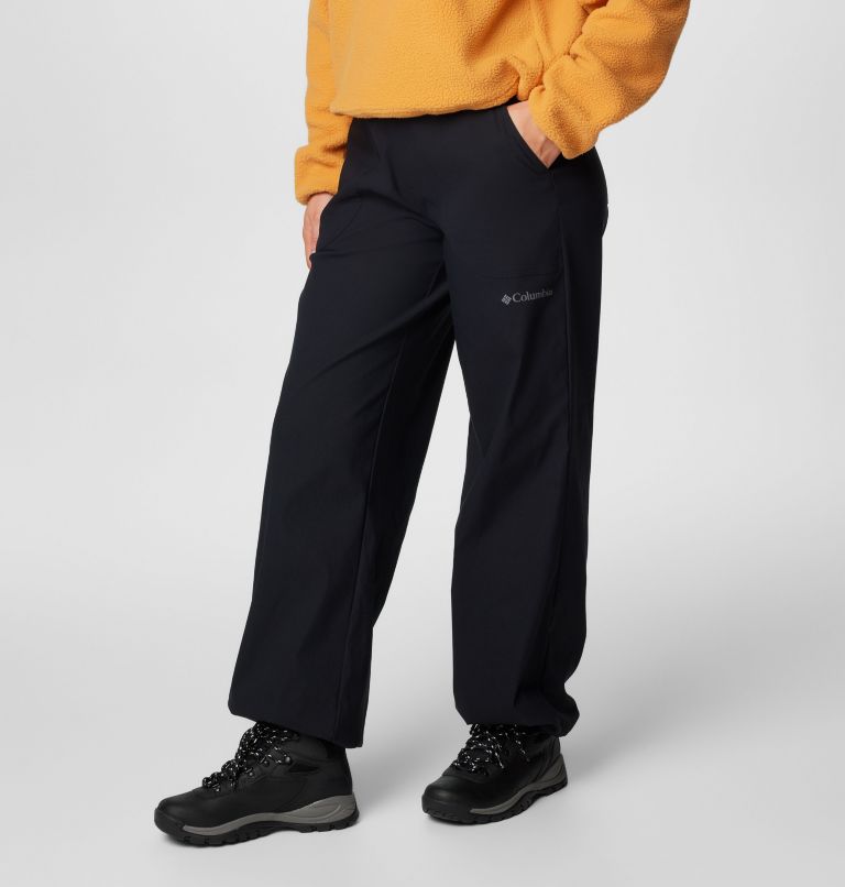 Women's Brea Falls Nylon Pants, Color: Black, image 4
