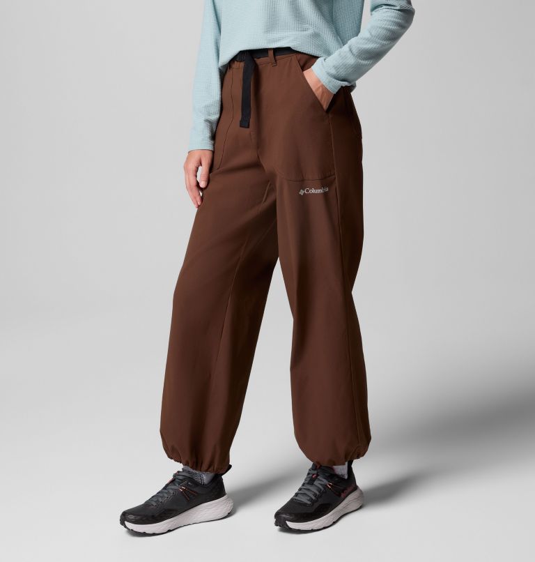 Women's Brea Falls Nylon Pants, Color: Tobacco, image 4