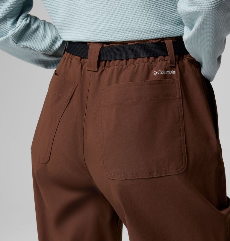Women's Brea Falls Nylon Pants, Color: Tobacco, image 6