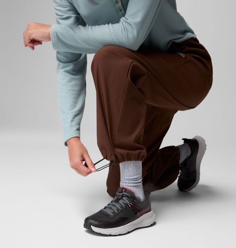 Women's Brea Falls Nylon Pants, Color: Tobacco, image 8