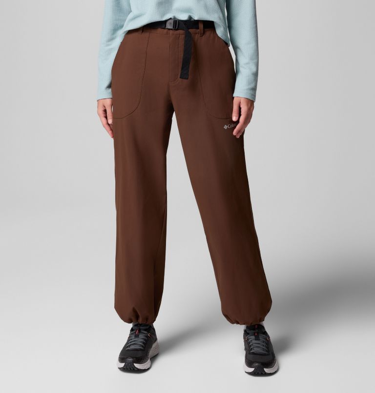Women's Brea Falls Nylon Pants, Color: Tobacco, image 1