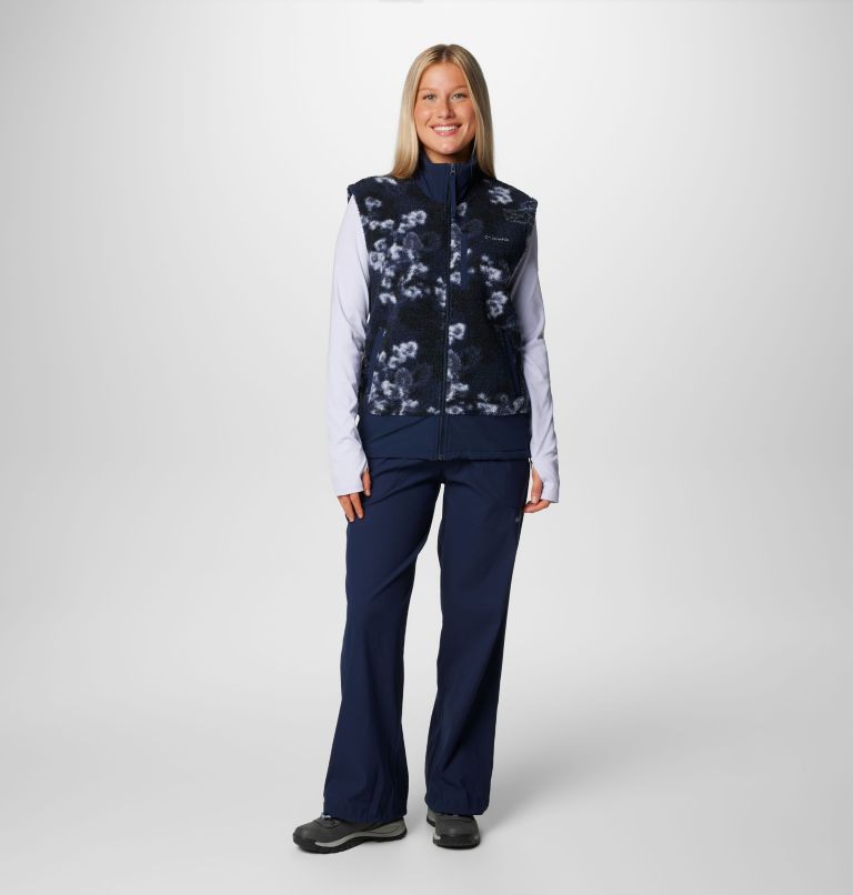 Women's Brea Falls Nylon Pants, Color: Collegiate Navy, image 3