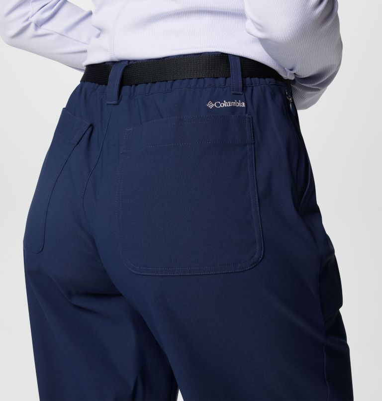 Women's Brea Falls Nylon Pants, Color: Collegiate Navy, image 6