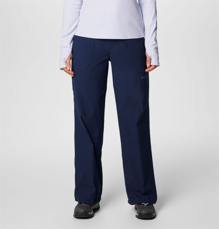 Women's Brea Falls Nylon Pants, Color: Collegiate Navy, image 8