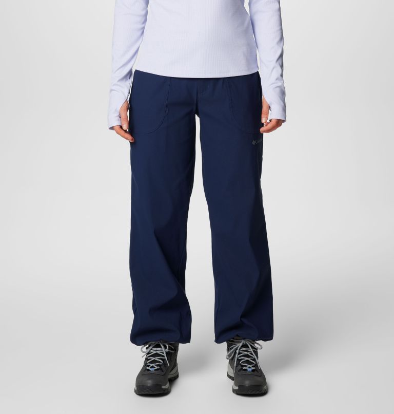 Women's Brea Falls Nylon Pants, Color: Collegiate Navy, image 1