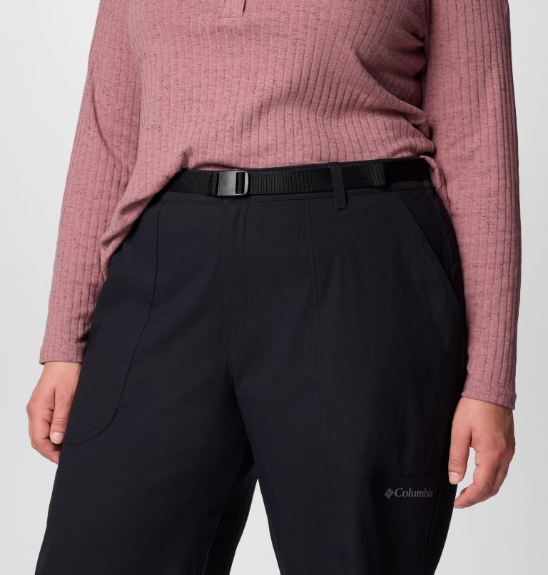 Women's Brea Falls Nylon Pants - Plus Size, Color: Black, image 5