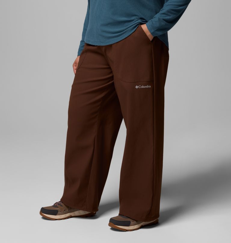 Women's Brea Falls Nylon Pants - Plus Size, Color: Tobacco, image 4
