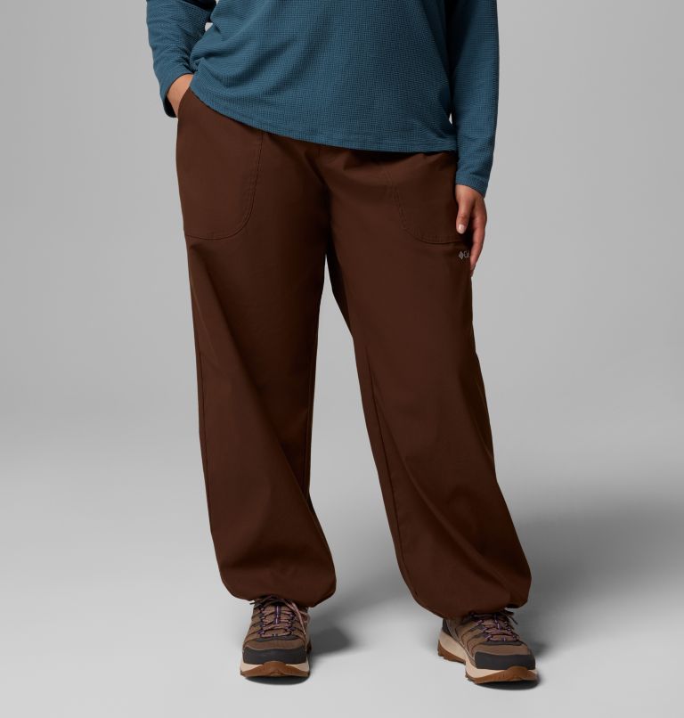 Women's Brea Falls Nylon Pants - Plus Size, Color: Tobacco, image 1