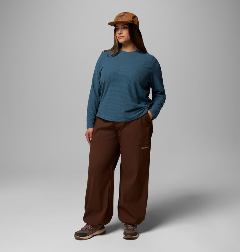 Women's Brea Falls Nylon Pants - Plus Size, Color: Tobacco, image 2