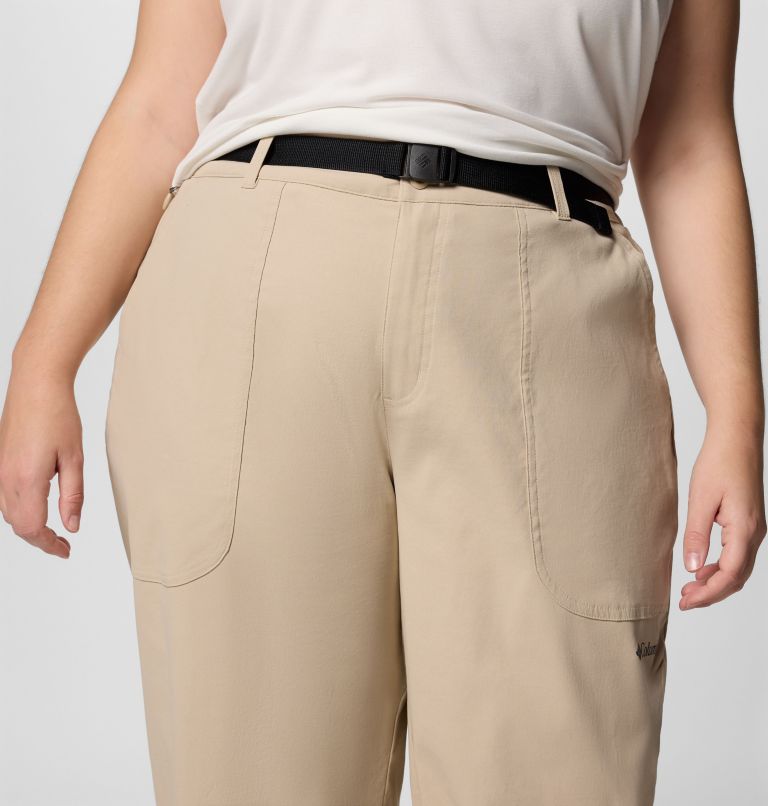 Women's Brea Falls Nylon Pants - Plus Size, Color: Ancient Fossil, image 4