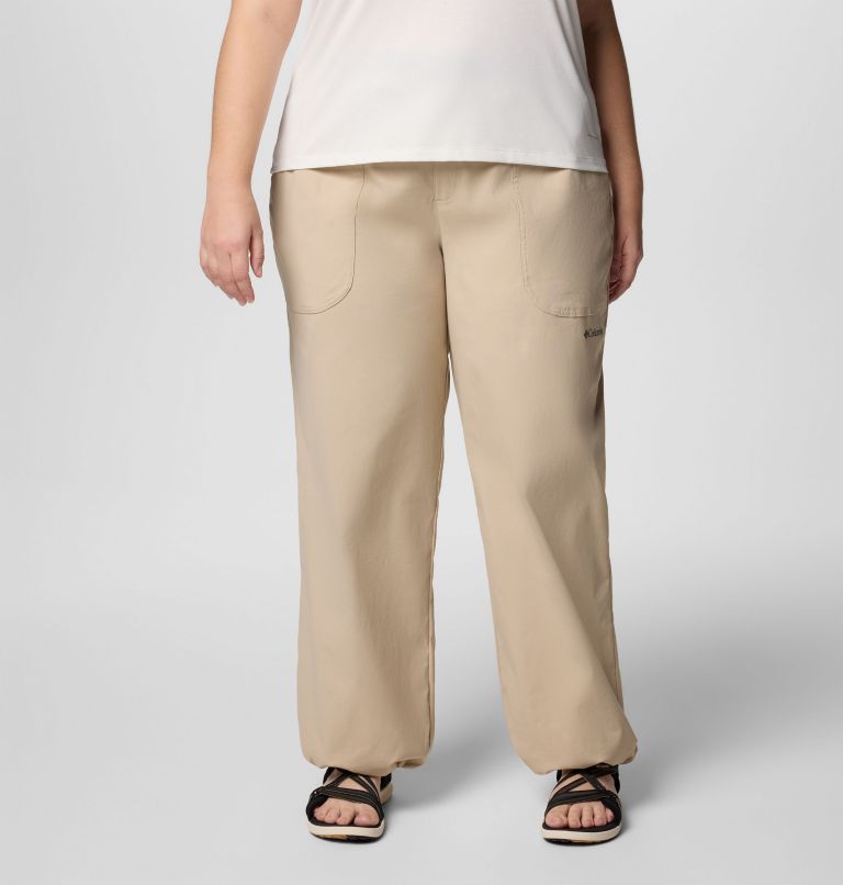 Women's Brea Falls Nylon Pants - Plus Size, Color: Ancient Fossil, image 1