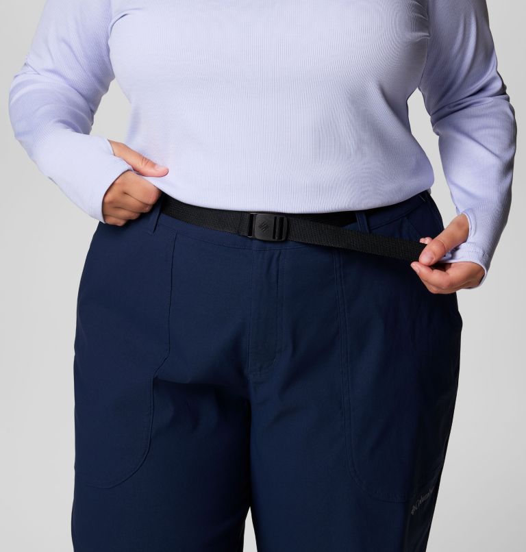 Women's Brea Falls Nylon Pants - Plus Size, Color: Collegiate Navy, image 5