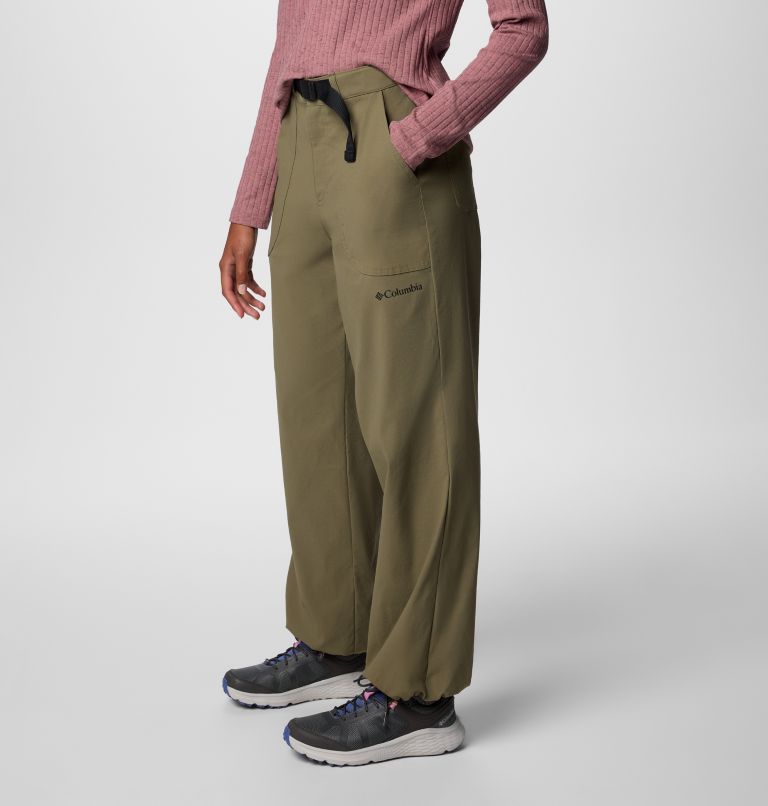 Women's Brea Falls Hiking Trousers, Color: Stone Green, image 4