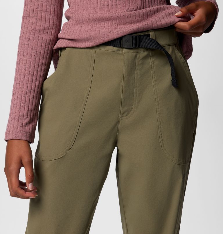Women's Brea Falls Hiking Trousers, Color: Stone Green, image 5