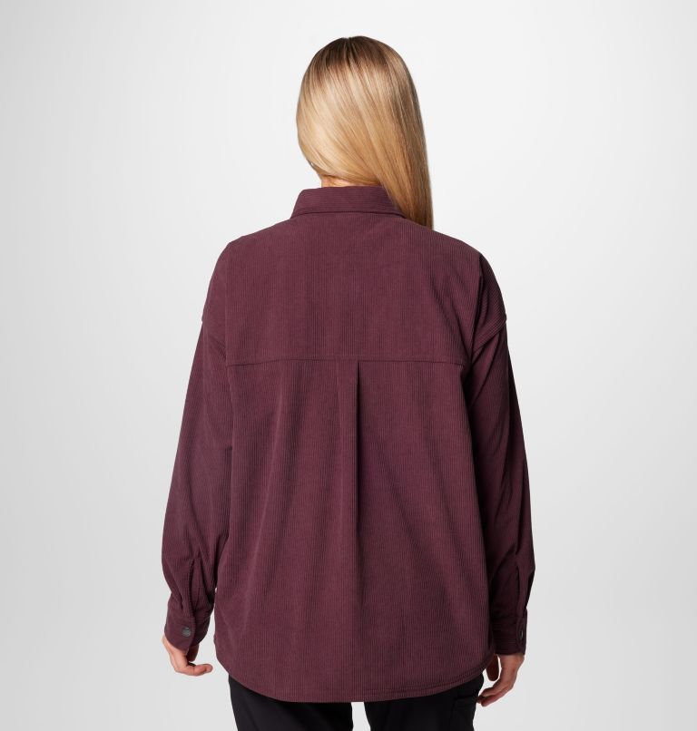 Women's Blue Point Creek Corduroy Shirt Jacket, Color: Moonvista, image 2