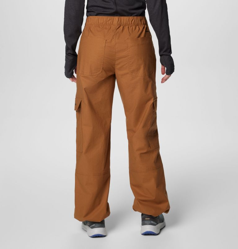 Women's Brea Falls Cotton Ripstop Cargo Trousers, Color: Camel Brown, image 2