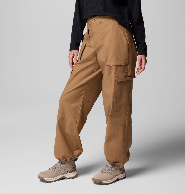 Women's Brea Falls Cotton Ripstop Pants, Color: Delta, image 4