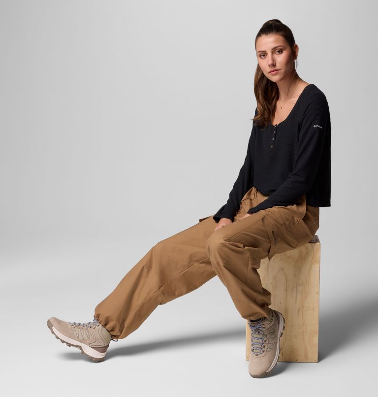 Women's Brea Falls Cotton Ripstop Pants, Color: Delta, image 8