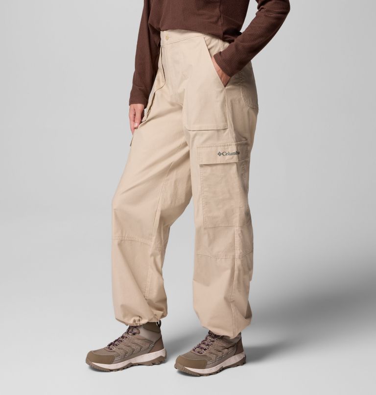 Women's Brea Falls Cotton Ripstop Pants, Color: Ancient Fossil, image 4