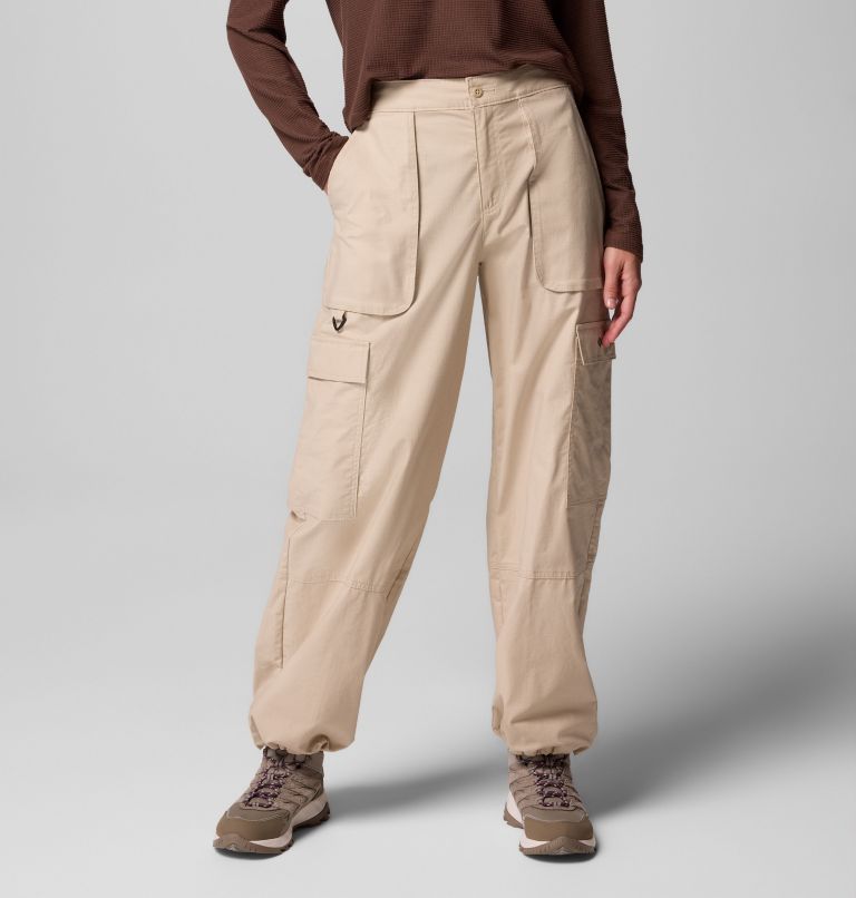 Women's Brea Falls Cotton Ripstop Pants, Color: Ancient Fossil, image 1