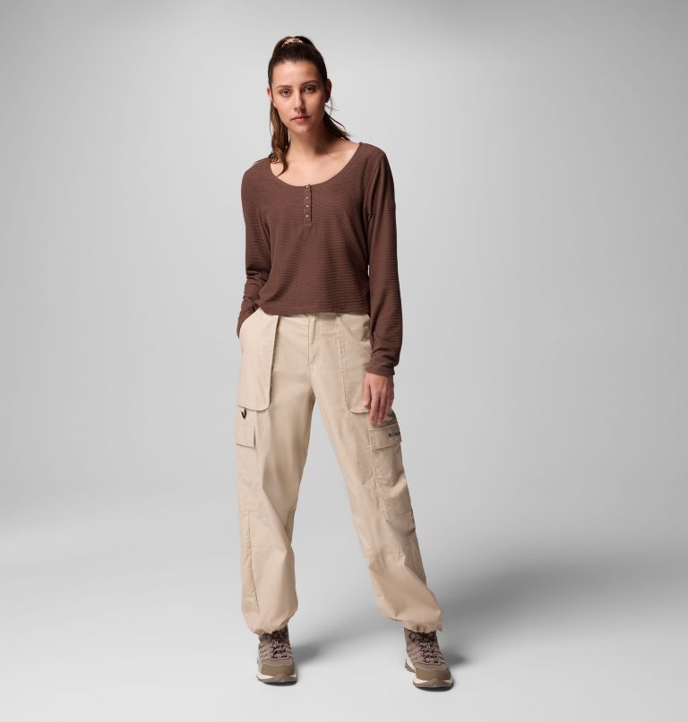 Women's Brea Falls Cotton Ripstop Pants, Color: Ancient Fossil, image 2