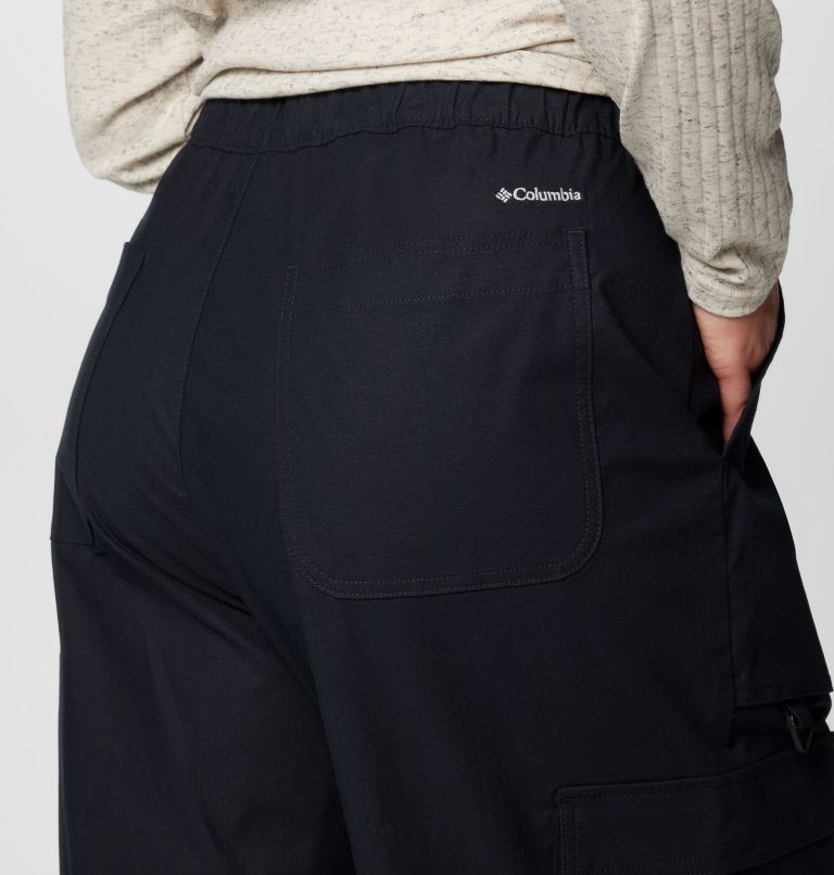 Women's Brea Falls Cotton Ripstop Pants - Plus Size, Color: Black, image 6