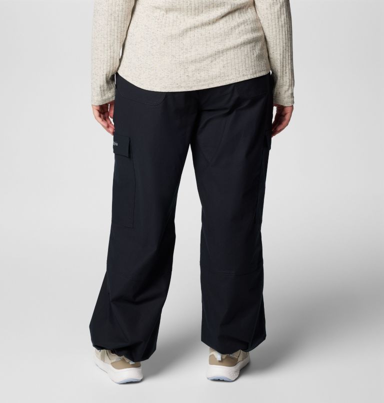Women's Brea Falls Cotton Ripstop Pants - Plus Size, Color: Black, image 2