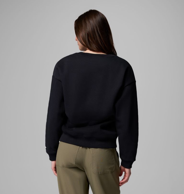 Women's Meridian Creek Crew Shirt, Color: Black, Columbia All Around, image 2
