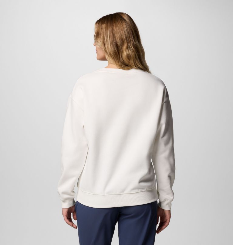 Women's Meridian Creek Sweatshirt, Color: Sea Salt, Foggy Hillscape, image 2