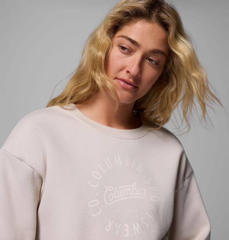 Women's Meridian Creek Crew Shirt, Color: Dark Stone, Columbia All Around, image 5