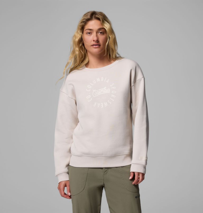 Women's Meridian Creek Crew Shirt, Color: Dark Stone, Columbia All Around, image 1