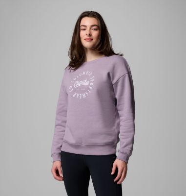 Women's Meridian Creek Sweatshirt, Color: Shale Purple, Columbia All Around, image 1