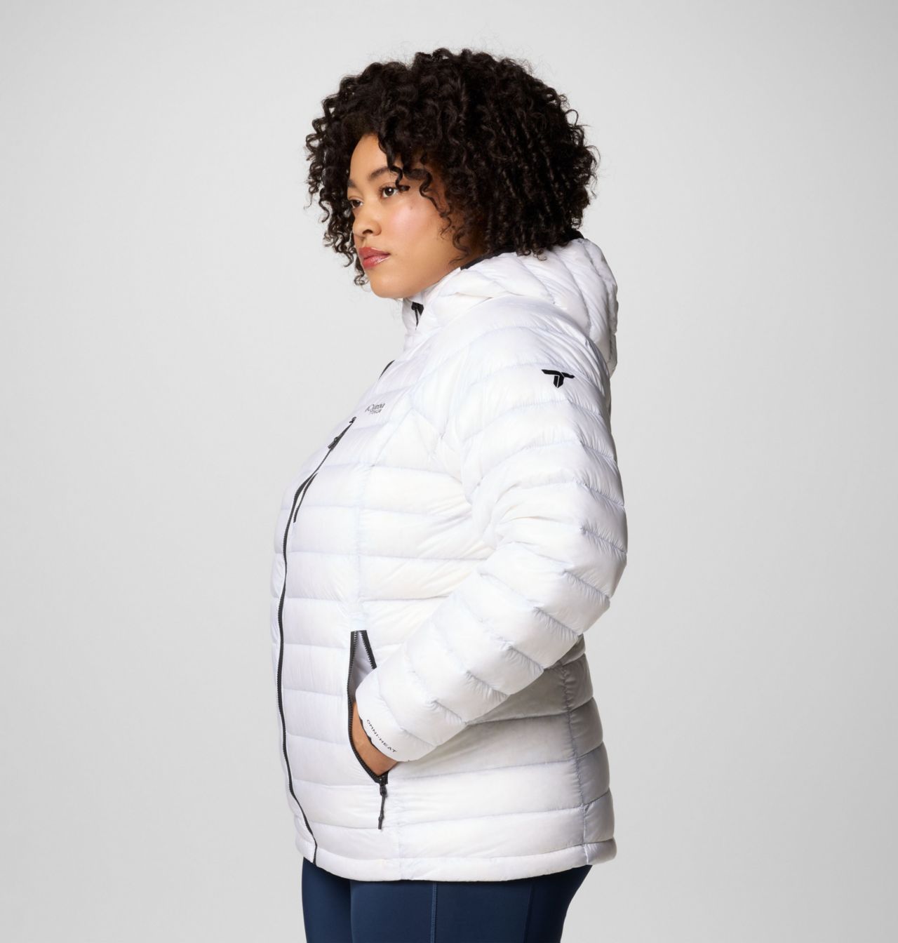 Manteau à capuchon en duvet Arctic Crest™ pour femmes – Grandes tailles 4