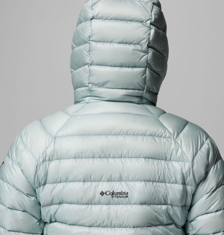 Manteau à capuchon en duvet Arctic Crest pour femmes – Grandes tailles, Color: Crushed Blue, image 9