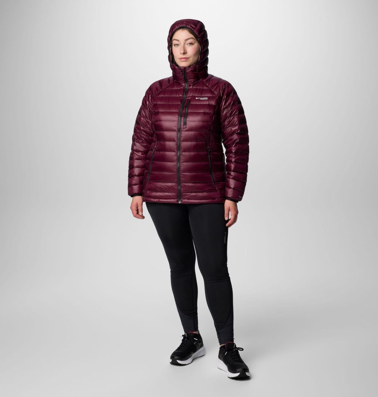 Women's Arctic Crest™ Down Hooded Jacket - Plus Size 3
