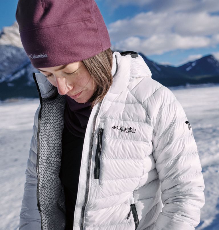 Women s Arctic Crest Down Hooded Jacket