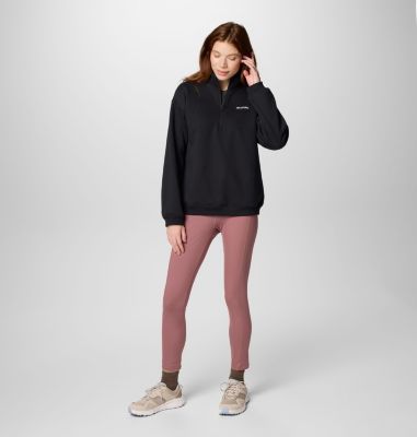 Women's Meridian Creek Half Zip Sweatshirt, Color: Black, image 3