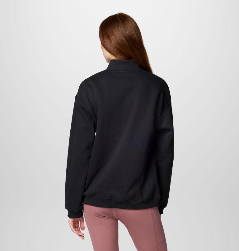 Women's Meridian Creek Half Zip Sweatshirt, Color: Black, image 2