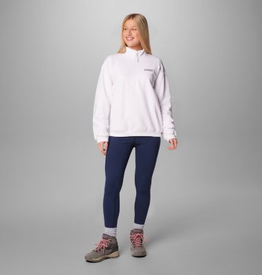 Women's Meridian Creek Half Zip Sweatshirt, Color: White, image 3