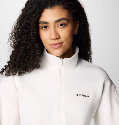 Sweat-shirt Demi-zip Meridian Creek Femme, Color: Sea Salt, image 4