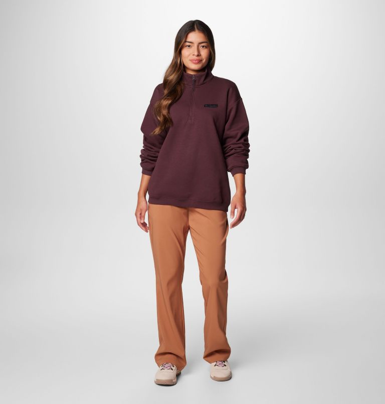 Women's Meridian Creek Quarter Zip Pullover, Color: Moonvista, image 3