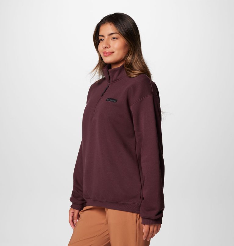 Women's Meridian Creek Quarter Zip Pullover, Color: Moonvista, image 4