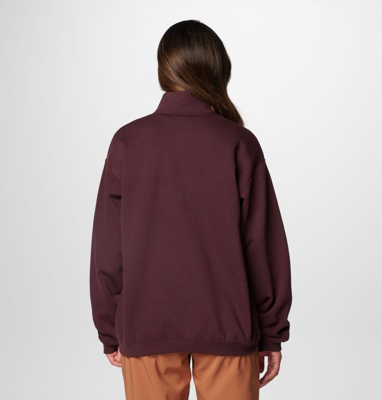 Women's Meridian Creek Quarter Zip Pullover, Color: Moonvista, image 2